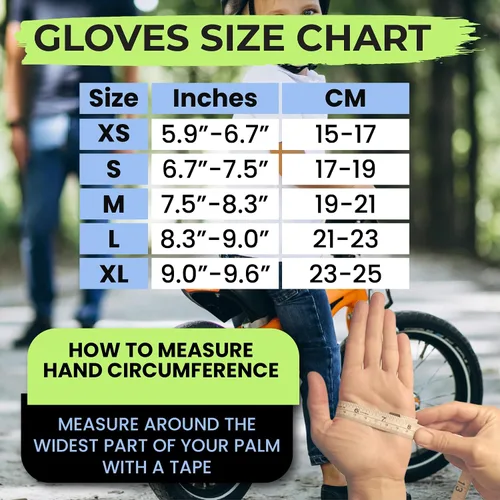 Miniatura 7 de Kiddimoto Guantes de bicicleta antideslizantes para niños y niñas, guantes de ciclismo sin dedos para niños de 2 a 8 años, guantes de ciclismo sin