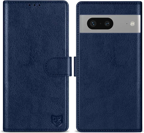 Miniatura 29 de ZZXX Funda tipo cartera para Google Pixel 7 con bloqueo RFID, ranura para tarjetas, función atril, cierre magnético, funda protectora de cuero