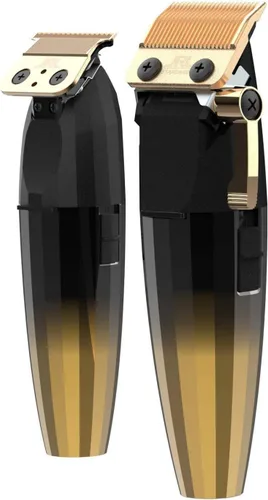 Miniatura 2 de Colección Limitada Oro JRL FF2020 - Combo de Recortadora y Cortadora FF2020 con Tecnología de Cuchilla Fresca para Aseo Masculino - Ambos