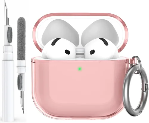 Miniatura 14 de AhaStyle Funda transparente para Airpods Pro 2 (2023/2022), fundas protectoras de TPU suave vienen con correa de mano compatible con Apple AirPods