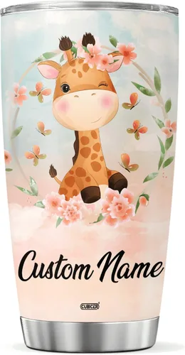 Miniatura 14 de CUBICER Vaso de café personalizado con diseño de oso y tapa aislada, regalos de Navidad para niños, mujeres y adultos, tazas de acero inoxidable