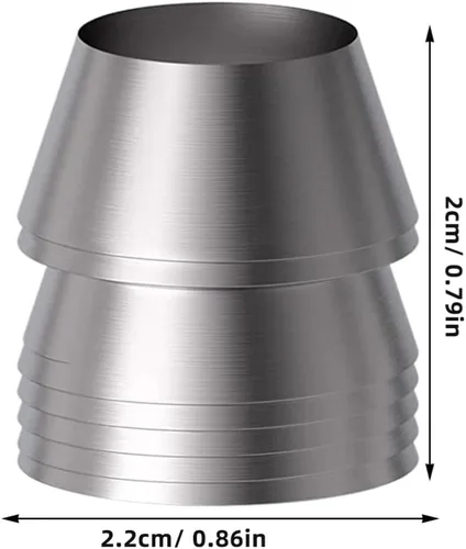 Miniatura 9 de Housoutil 7 Uds. Accesorios para exteriores, herramientas para madera, cónica, mango de hacha, mango de hacha de madera, cuñas de refuerzo