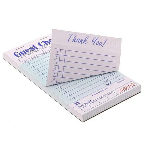 Miniatura 4 de AmerCare Royal Green - Libro de recibos de papel de cheques para invitados, libro de pedidos autocopiativo con 15 líneas, 1 parte reservada, paquete