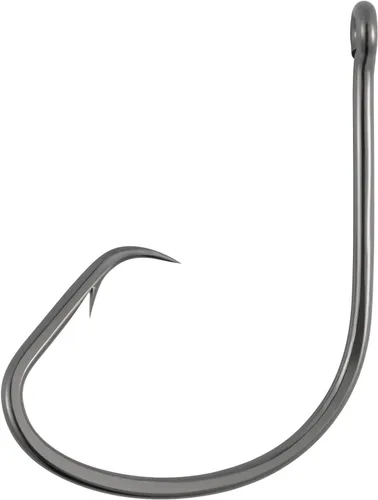 Dr.Fish Paquete de 100 ganchos circulares ligeros para pesca de agua dulce y salada, anzuelos de pesca de cebo vivo de gran hueco, pesca de cebo