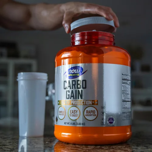 Miniatura 6 de NOW Foods Nutrición deportiva, polvo de ganancia de carbohidratos (Maltodextrina), absorción rápida, producción de energía, 8 libras