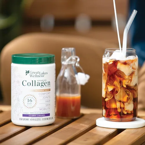 Miniatura 4 de Great Lakes Wellness Movement Boost Advanced - Péptidos de colágeno en polvo con MSM, ácido hialurónico, vitamina C, movilidad y comodidad