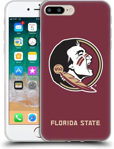 Miniatura 246 de Head Case Designs Funda de gel suave FSU Seminoles de la Universidad Estatal de Florida con licencia oficial compatible con Apple iPhone 13 Pro Max
