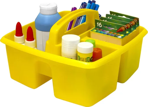 Miniatura 21 de Storex, clasificador grande para manualidades para salón de clases con tazas, 13 x 11 x 6.575 pulgadas, verde, caja de 2 unidades (00983A02C)