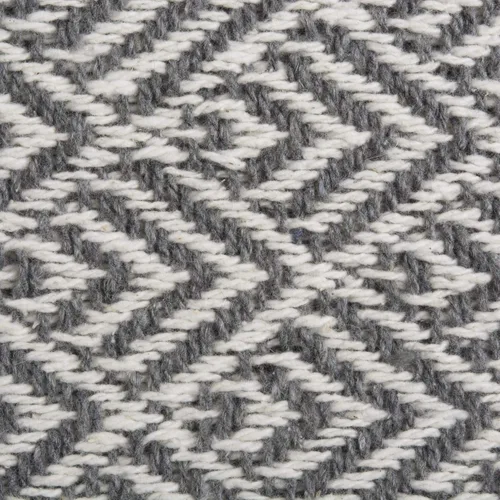 Miniatura 2 de DII Camino de mesa trenzado estilo granja, 15 x 72 pulgadas, 1 pieza, gris