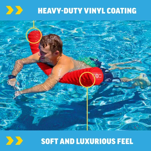 Miniatura 3 de WOW World of Watersports Tubos de Espuma de Primera Clase para Piscina y Flotación, Flotadores de Piscina, Flotadores de Lago Rojo