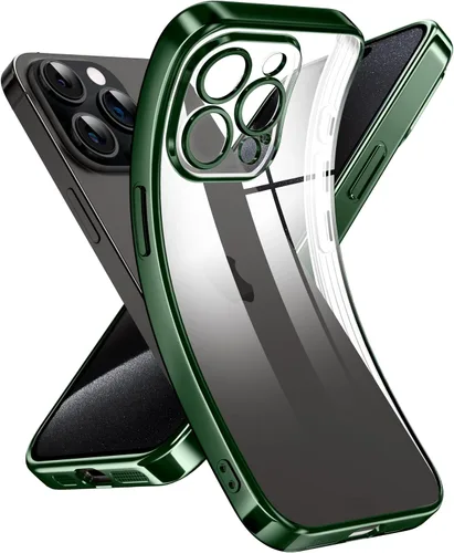 Miniatura 63 de Supdeal Funda transparente para iPhone 13 Pro, no amarillea, protección de cámara, probada en caídas de grado militar, transparente, a prueba