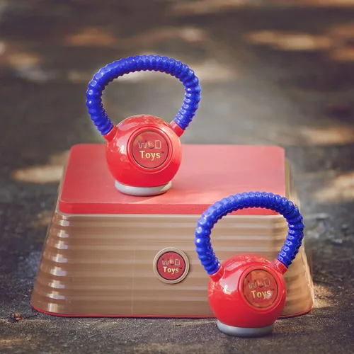 Miniatura 3 de WOD Toys Kettle Kid - Pesa rusa roja, segura y duradera, juguete de levantamiento de pesas para niños, fitness, gimnasio para niños