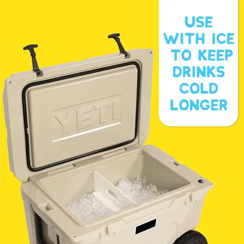 Miniatura 7 de Divisor de paquete de hielo para enfriadores YETI – Cuatro tamaños para adaptarse a YETI Tundra Haul, 35, 45, 65, Roadie 48, 60 – Accesorios YETI