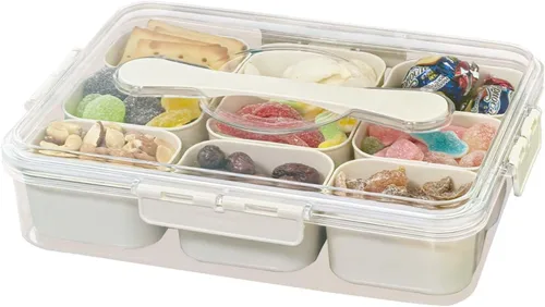 Miniatura 9 de SILIVO Contenedores de almacenamiento para refrigerador (paquete de 3) - 2.5L con bandeja de drenaje para mantener frescas las verduras, frutas