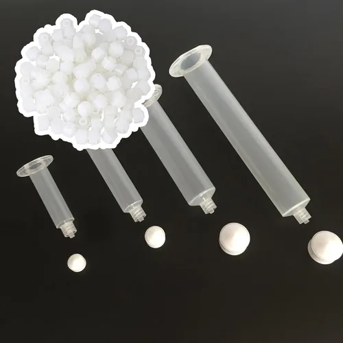 Miniatura 7 de Industria hermética dispensación redonda de plástico tapón de bloqueo tipo tornillo 0.524 in blanco paquete de 100