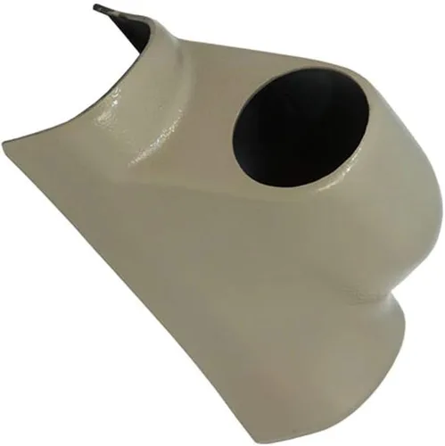 GlowShift Vaina de pilar único color topo con medidor único compatible con Dodge Ram Cummins 1500 2500 3500 2003-2009 - Color de fábrica coincidente