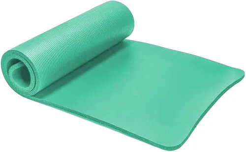 Miniatura 7 de Vandue Extra Thick 0.4" Tech Foam Exercise Yoga Mat w/Carry Strap - Non-slip, Moisture-Resistant Cushion for Pilates - Support for Stretching &
