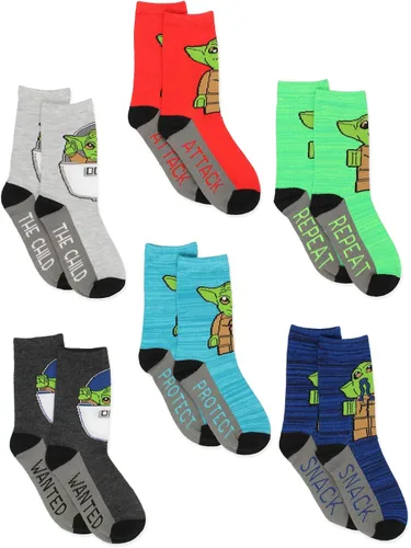 Miniatura 3 de Lego Star Wars Baby Yoda - Juego de 6 calcetines para niños pequeños