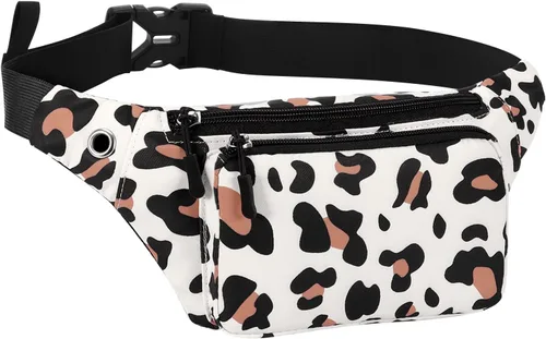 Miniatura 31 de Kamo Fanny Pack, Riñonera Mochila Impermeable Durable Poliéster Pequeño para el aire libre Ligero bolsa cruzada, bolso de día para Mujeres Hombres