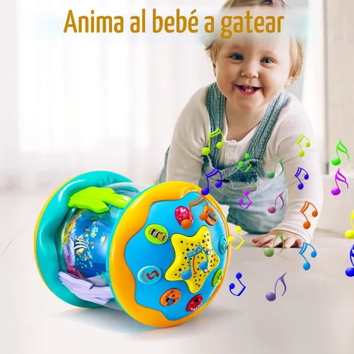 Miniatura 4 de Juguetes para bebés de 6 a 12 meses, juguetes musicales con luces para tiempo de barriga, juguetes para bebés de 3-6 7 8 9 12-18 meses, juguetes