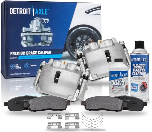 Miniatura 71 de Detroit Axle - Pastillas de Freno Delantero para Nissan Altima Maxima Sentra 350Z Cube Juke Versa INFINITI G20 G35 I30 I35 Suzuki SX4, Pastillas