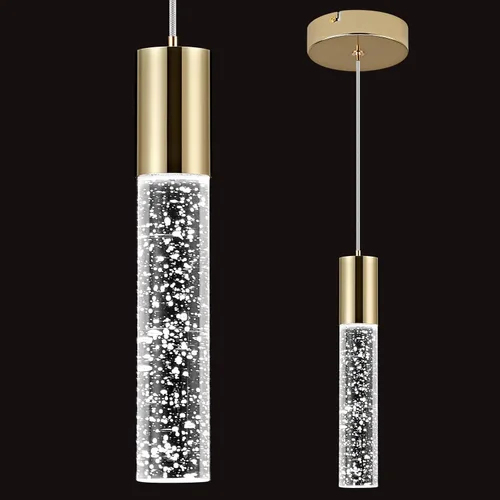 Miniatura 17 de OKELI Luces colgantes modernas, luces LED de cristal de burbuja para isla de cocina, accesorios de iluminación, mini iluminación colgante individual