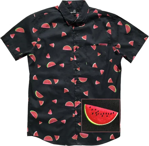 Miniatura 4 de Molokai Surf - Camisas hawaianas de manga corta con botones y corte ajustado