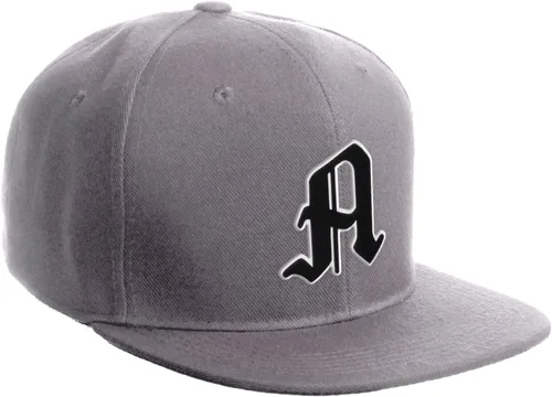 Miniatura 1318 de Daxton Gorra clásica con visera de billete plano con letras del alfabeto inglés antiguo de la A a la Z