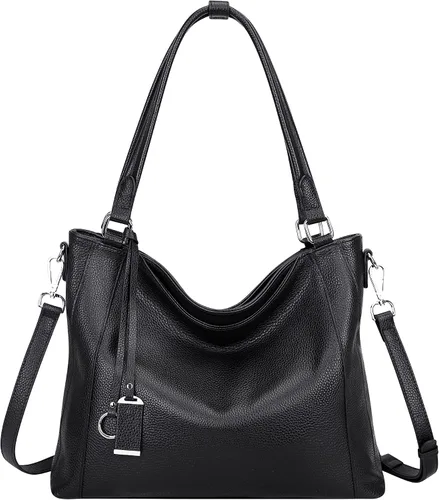 Miniatura 25 de Over Earth Genuine Leather Purses for Women Large Hobo Bags Lady Shoulder Handbags with Detachable Strap
