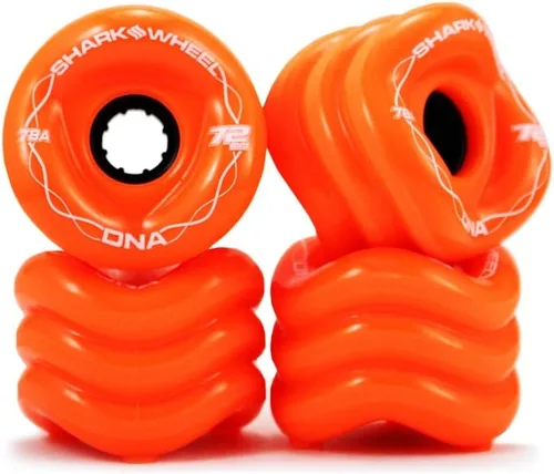 Miniatura 21 de Ruedas Shark Wheel de 72 mm para longboard de crucero, fórmula DNA, juego de 4 ruedas