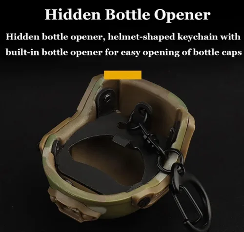 Miniatura 3 de Llavero táctico rápido modelo llavero mini abrebotellas portátil llavero mochila encanto militar fan regalo Ac41-cp