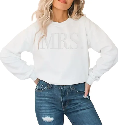 Miniatura 9 de Sudadera de Novia, Regalo de Compromiso, Futura Sra., Regalo para la Futura Novia, Regalo de Despedida de Soltera en Relieve, Prometida