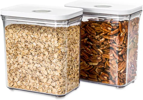 Miniatura 12 de VAKUEN Set Inicial Premium de Recipientes Herméticos de Almacenamiento de Alimentos y Máquina Selladora al Vacío, Juego de 4 Piezas con Sellador