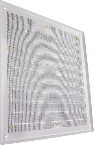 Miniatura 6 de Vent Systems - Cubierta de rejilla de ventilación de aire de alero rectangular de metal negro de 3 x 10 pulgadas (interior), deflector
