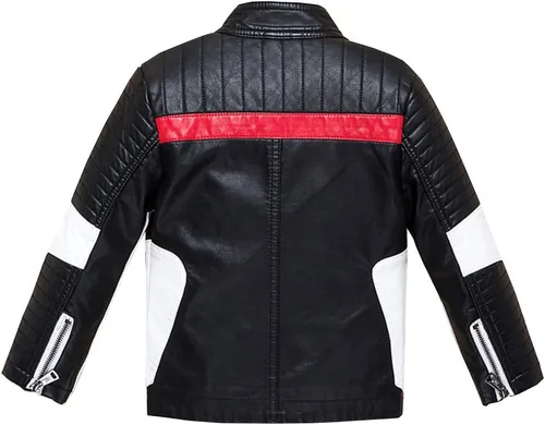 Miniatura 3 de Chaquetas piloto de motocicleta de cuero para niños