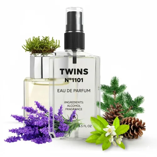 Miniatura 187 de TWINS Impresión de Bouquet Floral Perfume para mujer Eau de Parfum No.1179 3.4 fl oz (100 ml)