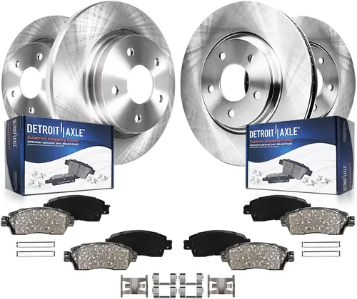 Miniatura 28 de Detroit Axle - Kit de frenos para Mazda CX-5 2019-2024, rotores de freno de disco pastillas de freno de cerámica con herrajes 2020 2021 2022 2023