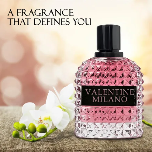 Miniatura 3 de AFLUXE Perfume Valentine Milano para Mujeres, Aroma Cautivador para Elegancia Confiada, Fragancia para Mujeres, 3.4 Onzas Líquidas Eau de Parfum