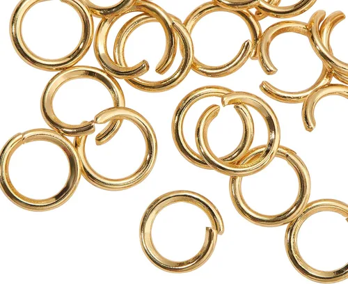 Miniatura 21 de DanLingJewelry 1000 anillos de salto abiertos de acero inoxidable 304 calibre 17 de 0.394 in para hacer joyas, conectores de joyería, encontrar