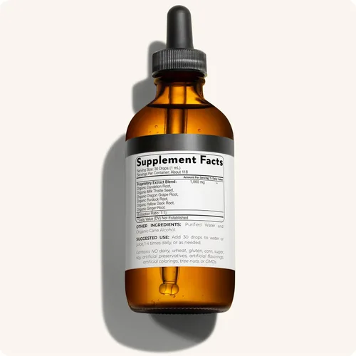 Miniatura 10 de Blisque Suplemento orgánico de apoyo hepático complejo para desintoxicar, limpiar y reparar el hígado Aprobado por médicos Ingredientes