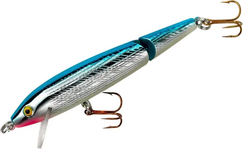 Rebel Lures Señuelo de pesca de pececillo articulado en forma de cangrejo Plateado/Azul