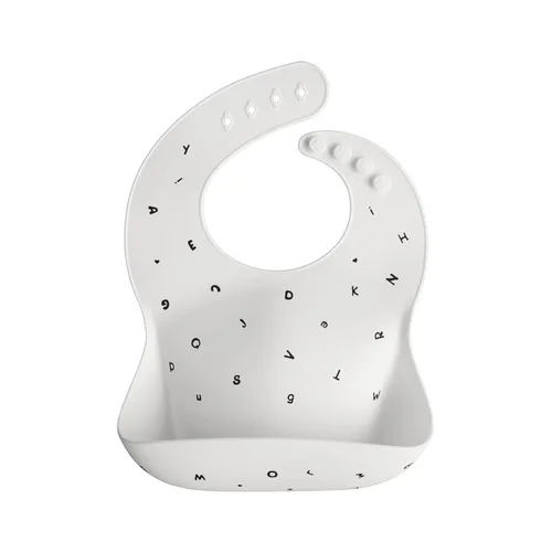 Miniatura 32 de Mushie - Babero de silicón para bebé, ajustable y resistente al agua (barro)