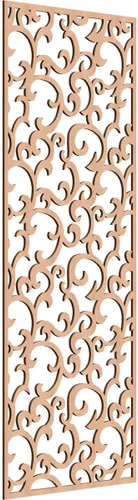 Miniatura 79 de Wheatland Paneles de pared decorativos de madera con calado, 9 3/8 pulgadas de ancho x 24 3/8 pulgadas de alto x 1/4 de alto, nogal
