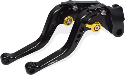 Miniatura 13 de Palanca de freno corta Palanca de embrague compatible con YAMAHA Fazer FZ-1 FZ-8 FZ-6 FZ-6R FZS600, aleación de aluminio CNC fabricada (negro)