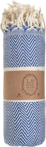 Miniatura 12 de Lahammam - Toalla de playa bordada personalizada, fácil de transportar, sin arena, altamente absorbente, de secado rápido, toallas turcas para Aqua
