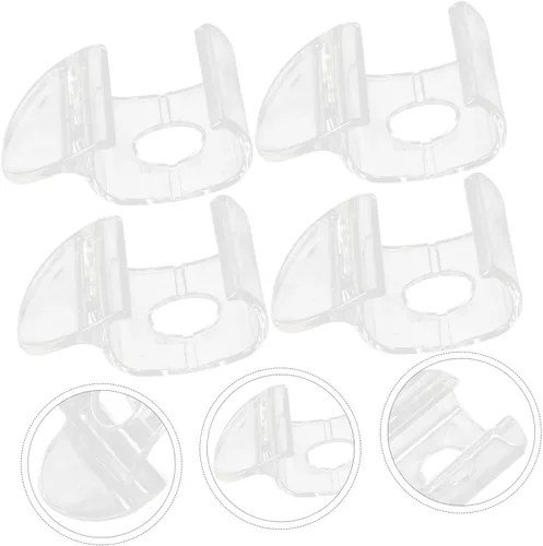 Miniatura 6 de Tofficu 4 tiradores sin cordón para ventanas, fáciles de instalar, material resistente para persianas enrollables