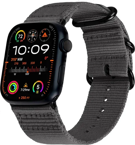 Miniatura 13 de Carterjett - Correa para Apple Watch 1.732 pulgadas, 1.654 pulgadas, 1.575 pulgadas, 1.496 pulgadas, nailon NATO, correas iWatch, mujeres y hombres