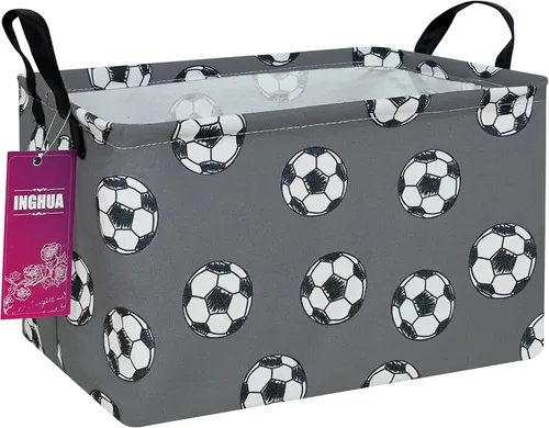 Miniatura 22 de Cesta de Almacenamiento Rectangular Organizador de Tela para Juguetes, Libros, Ropa, Regalos, Mascotas - Perfecto para Hogar, Oficina, Guardería