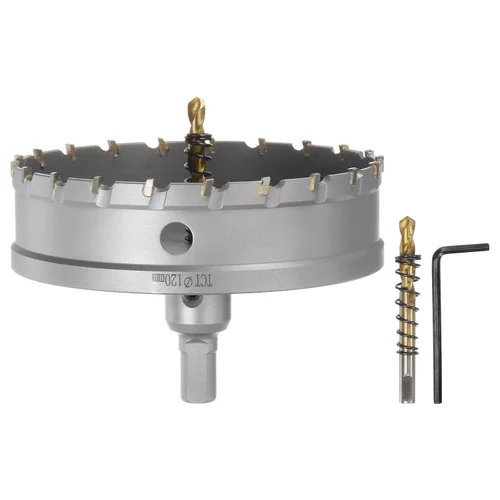 Miniatura 51 de HARFINGTON Cortador de carburo de sierra de agujero de metal de 0.472 in / 0.47 pulgadas de diámetro para acero inoxidable, metal, aleación