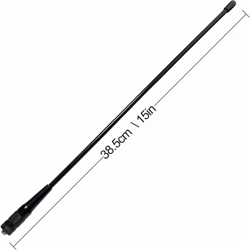 Miniatura 2 de Antena 771N, GMRS 462-467Mhz 14.5 pulgadas antena látigo, conector hembra SMA-hembra para Kenwood TYT Retevis BAOFENG UV-82 UV-B5 GT-3 BF-F8HP